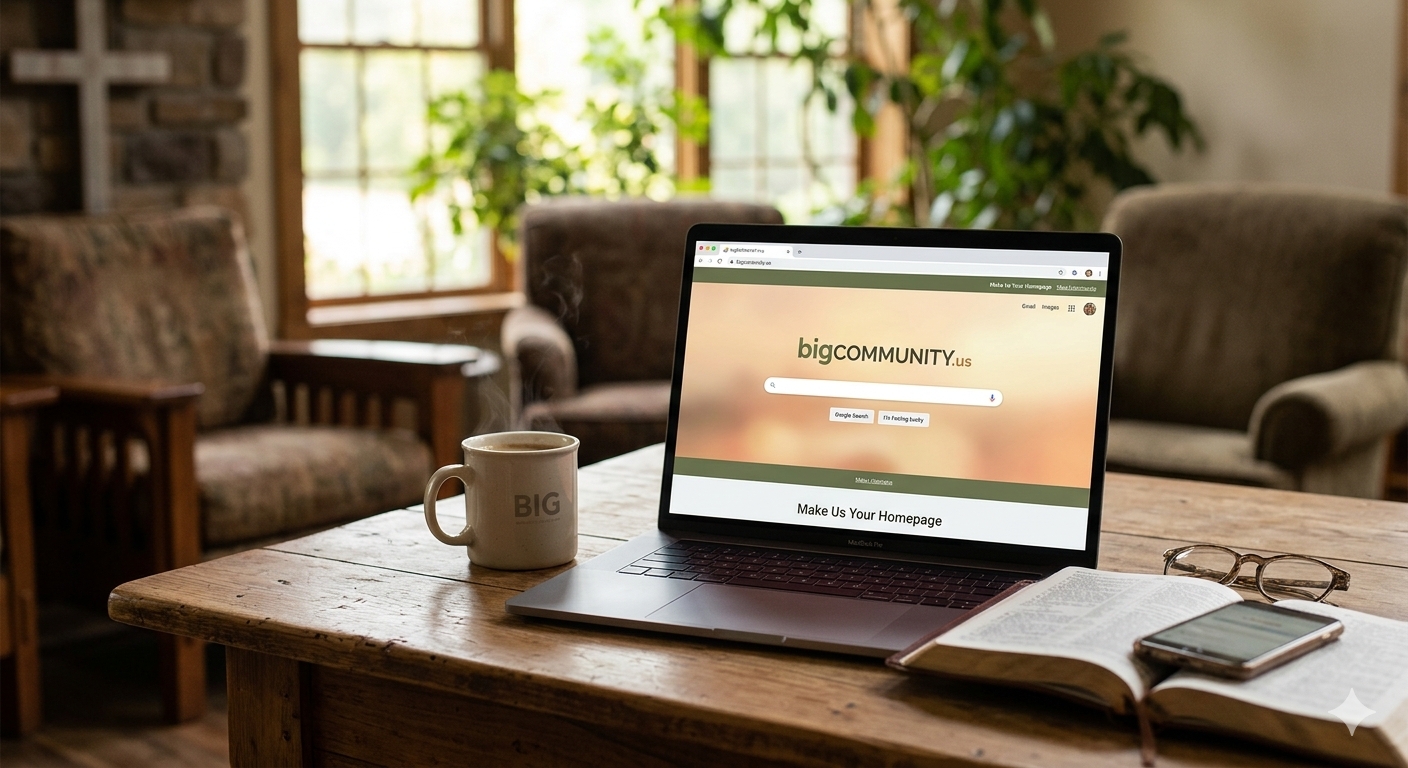 Make bigCOMMUNITY Your Launchpad: How to Set Us as Your Homepage