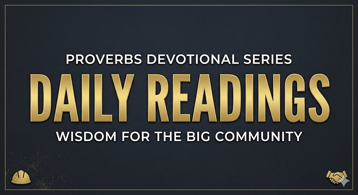 Proverbs Daily Wisdom:      Day 31 (Oct)